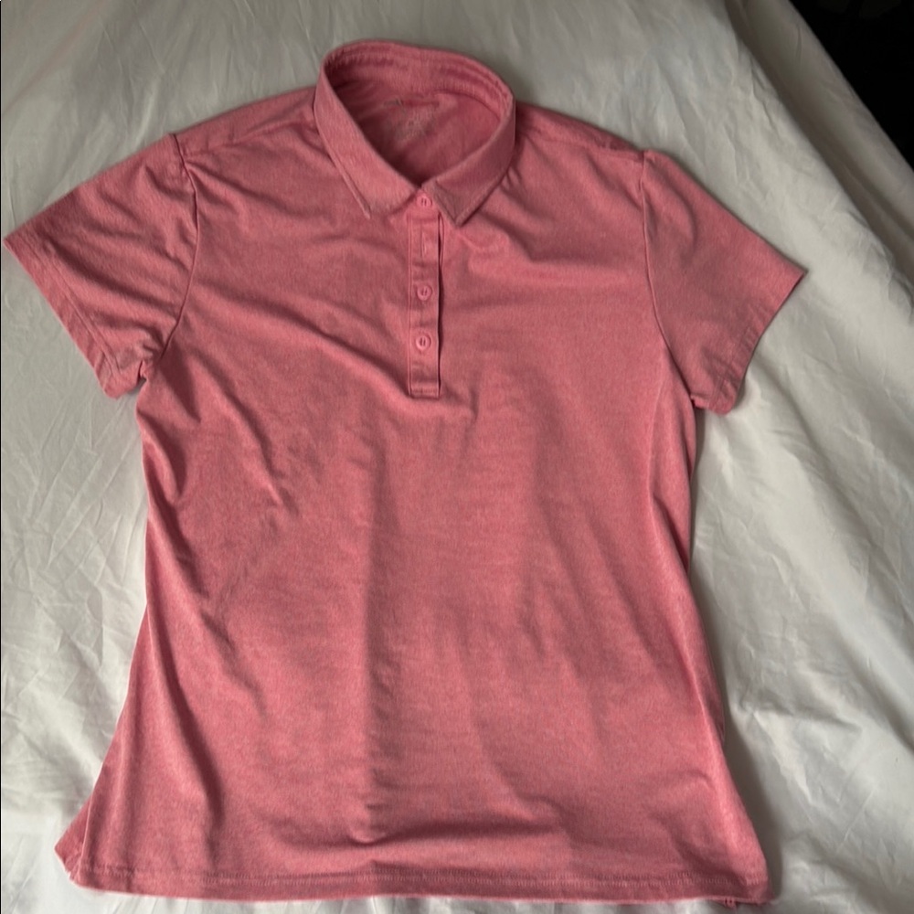 Women’s Pink Golf Polo Shirt - Short Sleeve